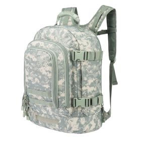 Military Outdoor Backpack Expandable Backpack Tactical Daypack With Waist Strap for Hiking Hunting Outdoor (Color: ACU)