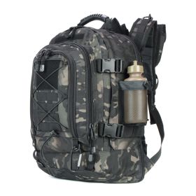 Tactical Backpack 3 Day Assault Pack, Expandable Military Bug Out Bag,Large-capacity army daypack expands for extra gear, ideal for outdoor hikin (Color: black camo)