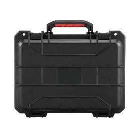 Weatherproof Hard Case, Heavy Duty Protective Dry Box Case with Pre-cut Foam, and Retractable Pull Handles for Travel, Hunting, Military, Tactica (Box Capacity: 0.6 cu.ft)